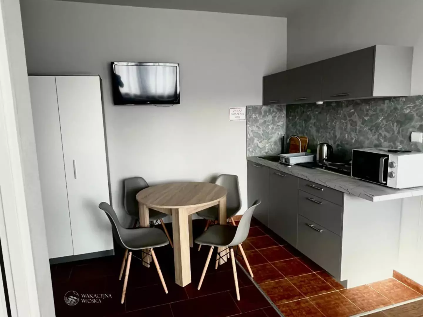 Apartament z aneksem kuchennym